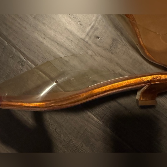 Miista London translucent /copper slide on sandal /kitten heel - Picture 5 of 6